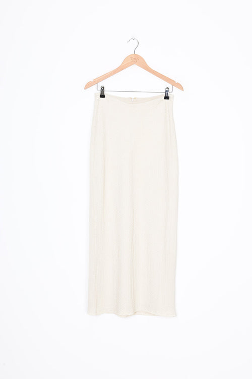 Sabo Womens Cream Skirt Size M