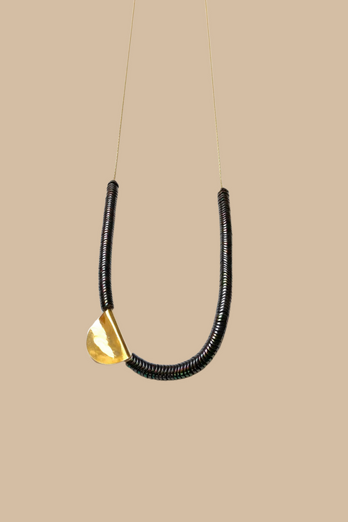 Sadie Necklace in Orbit Black