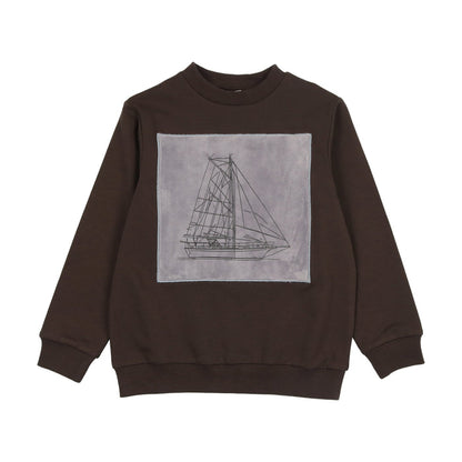 Sailor Velour Patch Top