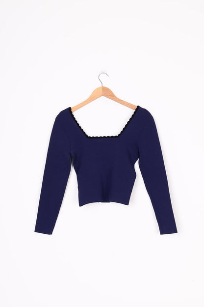 Sandro Womens Blue Top Size S