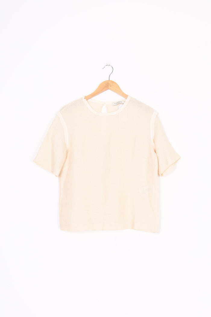 Sandro Womens Cream Top Size 1