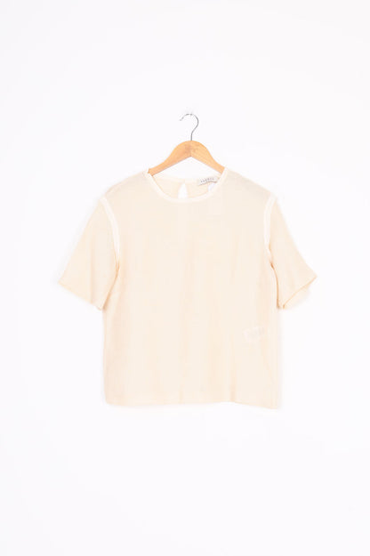 Sandro Womens Cream Top Size 1