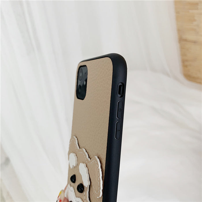 Schnauzer 3D Pendant iPhone Case