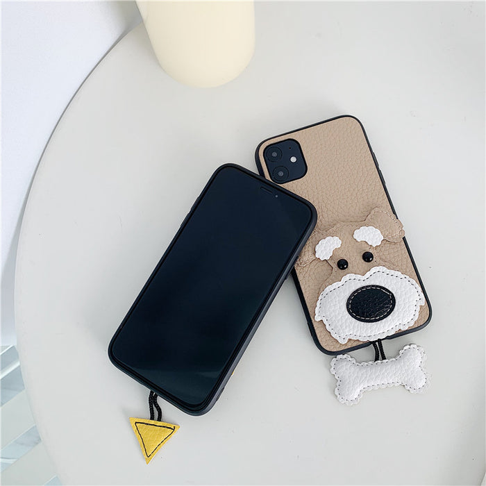 Schnauzer 3D Pendant iPhone Case