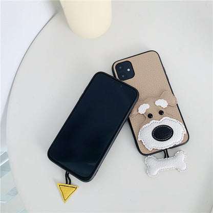 Schnauzer 3D Pendant iPhone Case