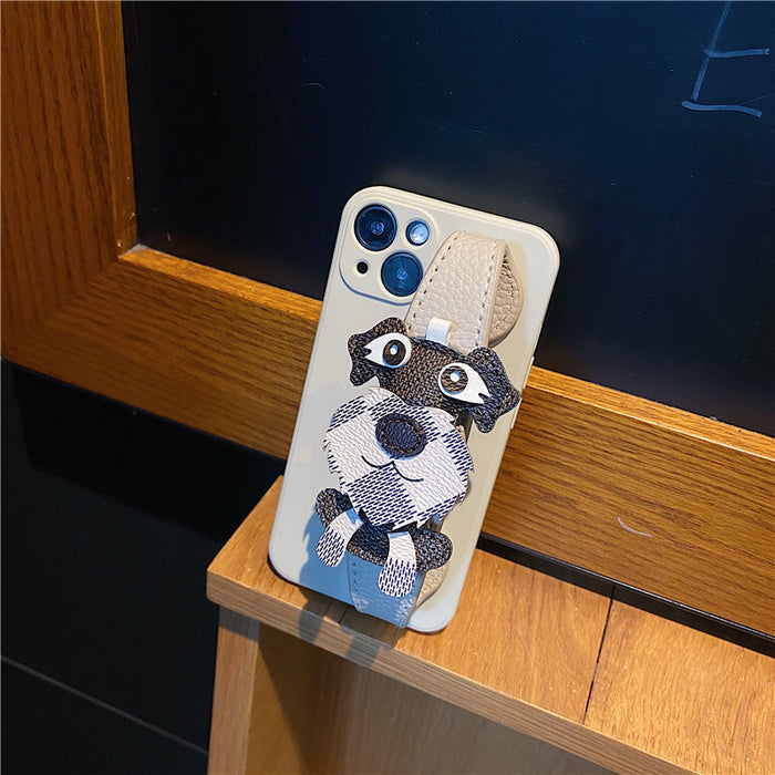 Schnauzer Bracelet iPhone Case