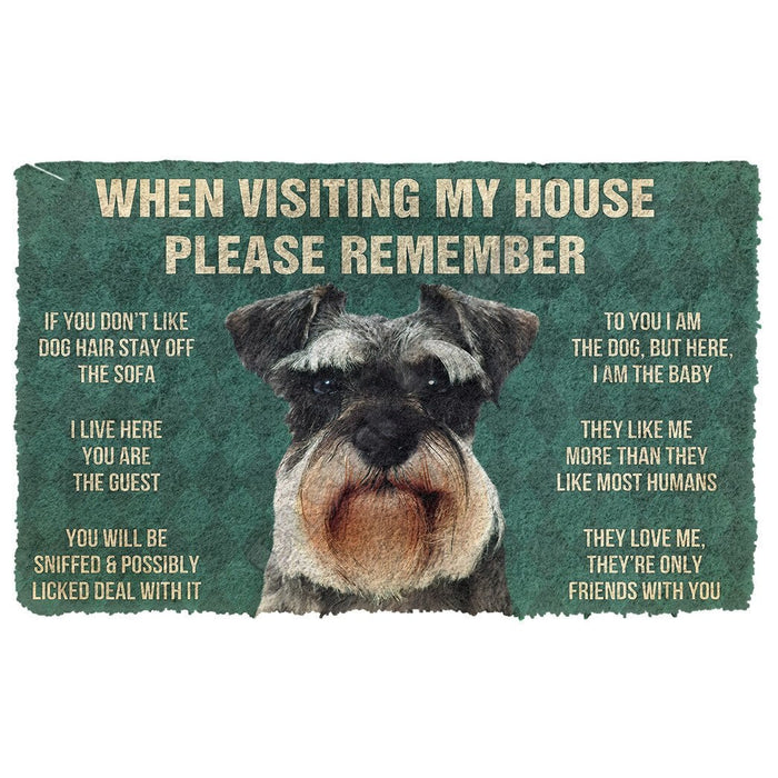 Schnauzer Doormat