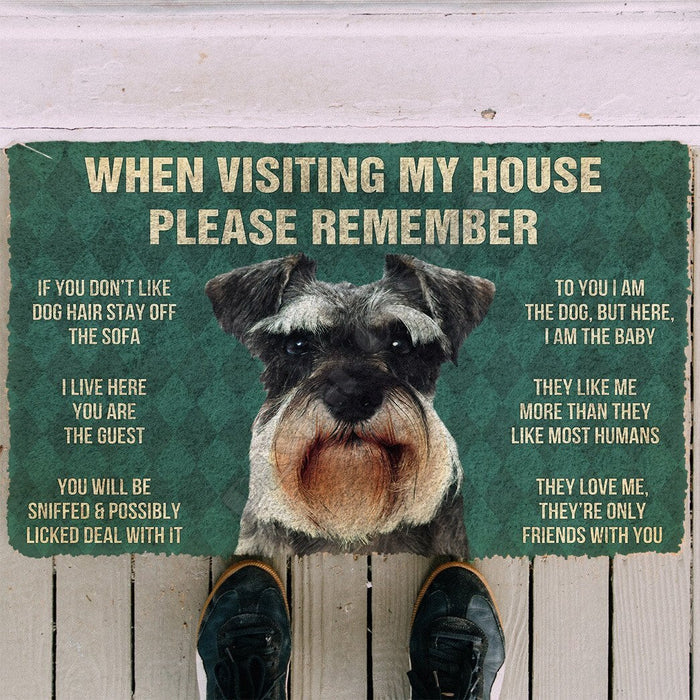 Schnauzer Doormat