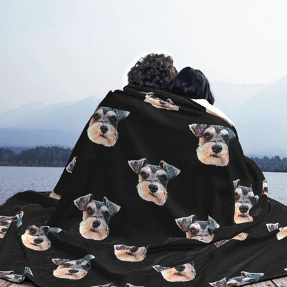 Schnauzer Fleece Blanket