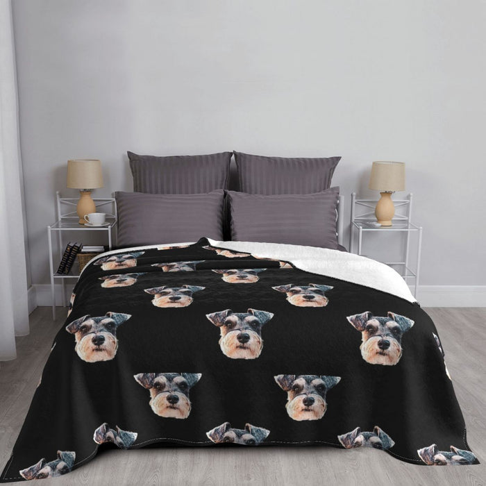 Schnauzer Fleece Blanket
