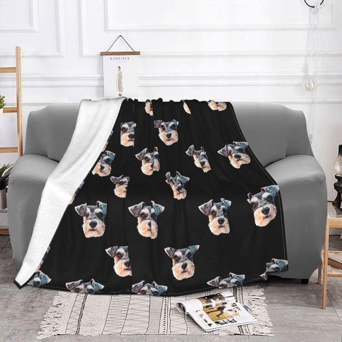 Schnauzer Fleece Blanket