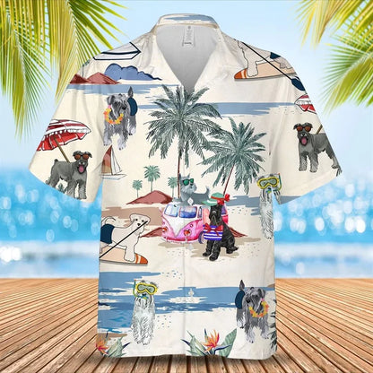 Schnauzer Hawaiian Shirt