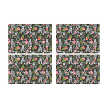 Schnauzer Placemats Set
