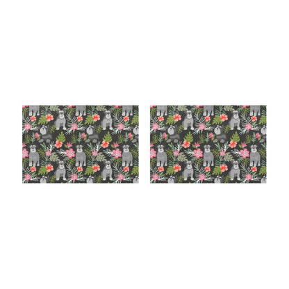 Schnauzer Placemats Set