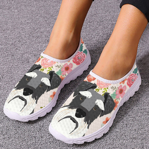 Schnauzer Slip-on mesh sneakers