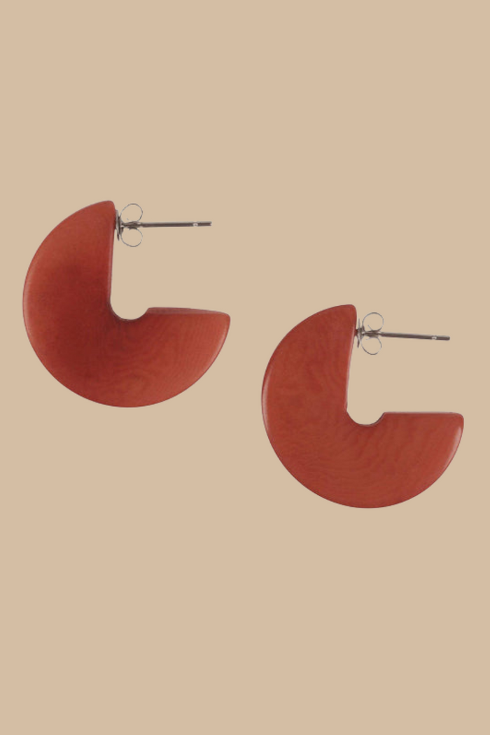 Secas Earrings, Hot Sauce
