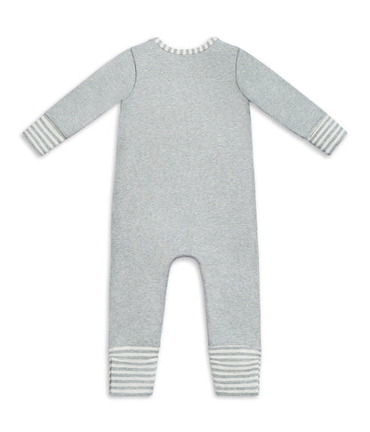 Self-Soothing Footless Romper Cotton Orange Lyric The Fox™