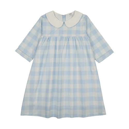 Shabbos Plaid 3/4 Sleeve Dress