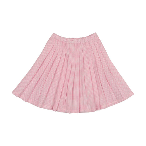Shabbos Plaid Pleated Skirt