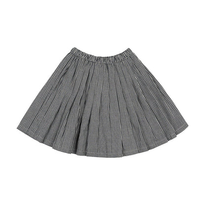Shabbos Plaid Pleated Skirt