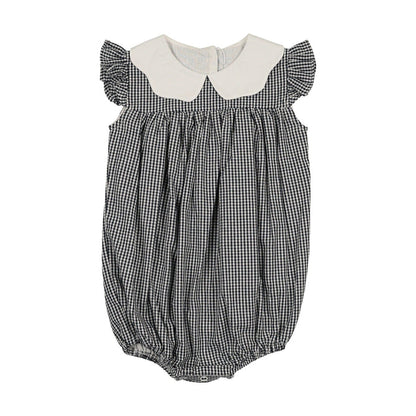 Shabbos Plaid Romper - Girl