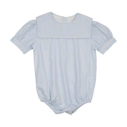 Shabbos Sailor Stripe Romper - Girl