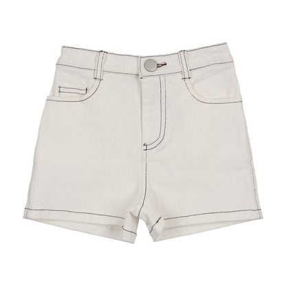 Sherpa Patch Jean Shorts