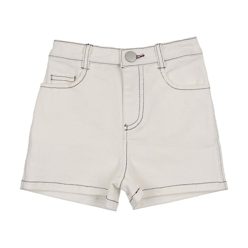 Sherpa Patch Jean Shorts