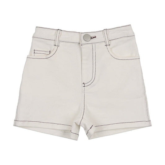 Sherpa Patch Jean Shorts