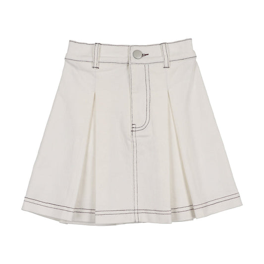 Sherpa Patch Jean Skirt