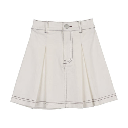 Sherpa Patch Jean Skirt