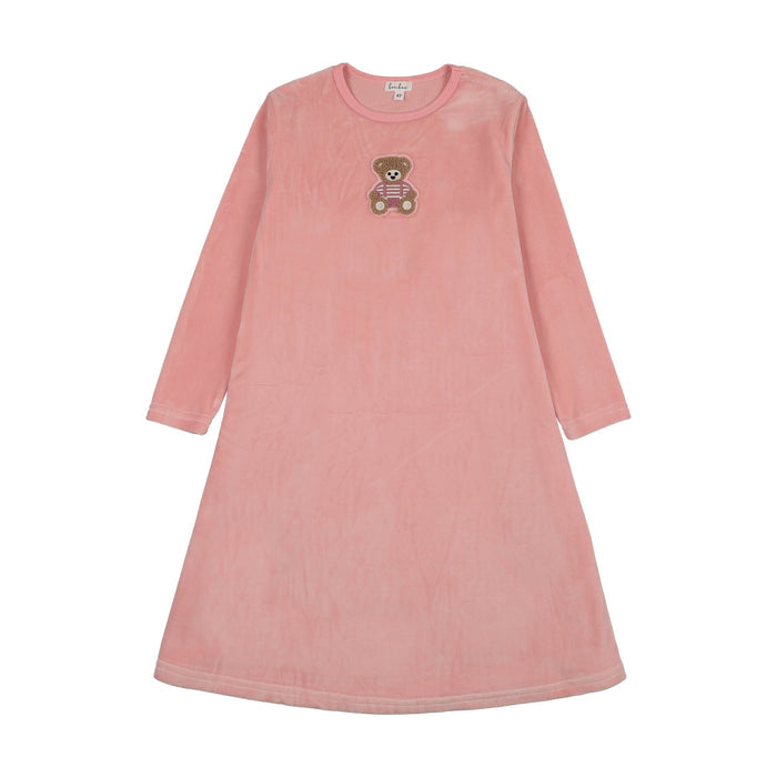 Sherpa Teddy Velour Short Nightgown