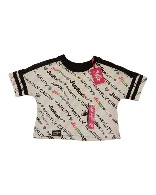 Shirt: Crop top "Justice Sport"