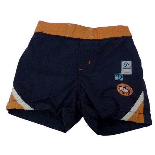 Shorts: Orange/blue