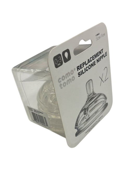 Silicone nipples - Slow Flow - 2pk