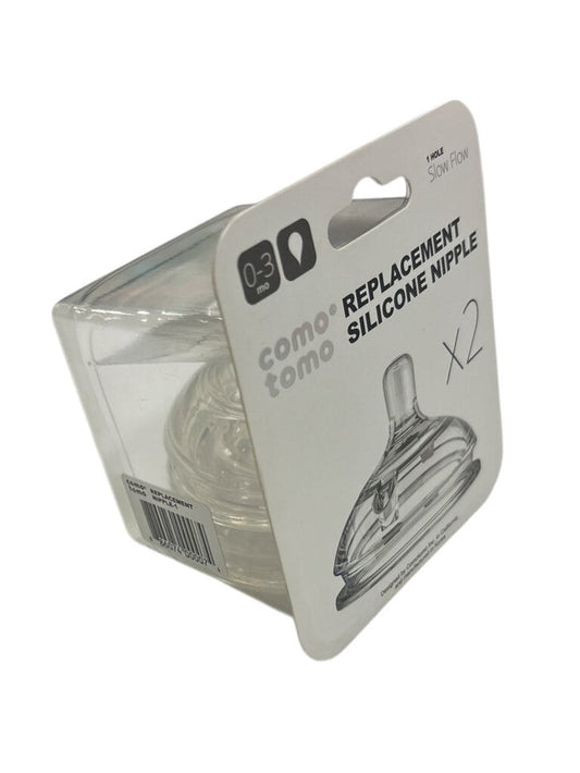 Silicone nipples - Slow Flow - 2pk