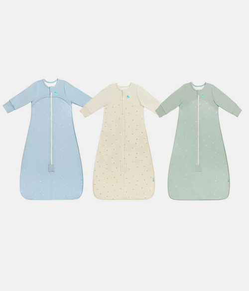 Sleep Bag Bundle 1.0 | 1.5 TOG | Blue Twinkle | Oatmeal Twigs | Olive Twigs
