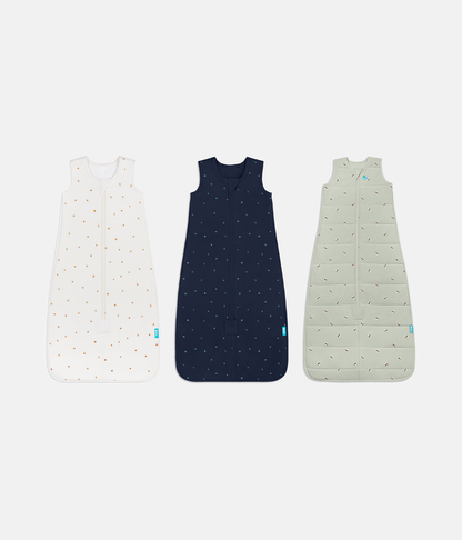 Sleep Bag Bundle | 1.5 TOG | 2.5 TOG | Buff Twinkle | Navy Twinkle | Olive bees