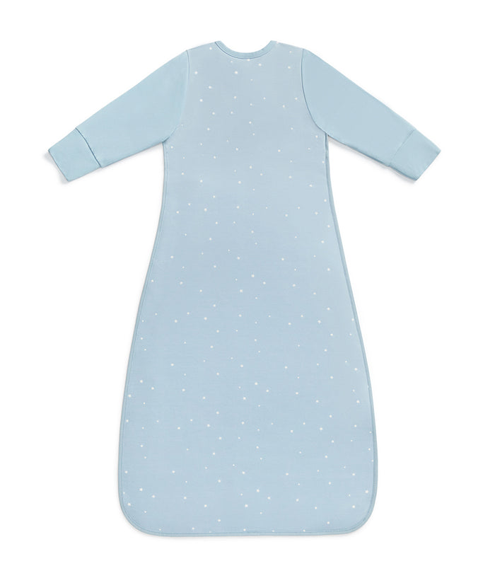 Sleep Bag Long Sleeve 1.0 TOG Cotton Powder Blue Twinkle