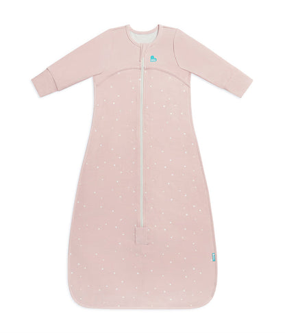 Sleep Bag Long Sleeve 1.0 TOG Cotton Powder Pink Twinkle