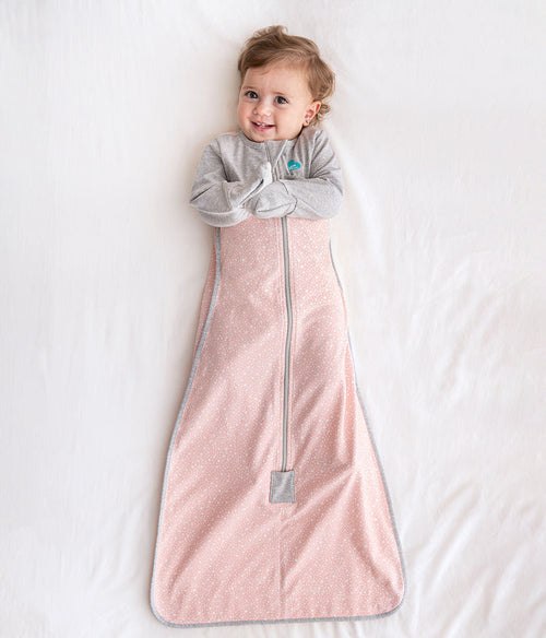 Sleep Bag Long Sleeve 1.0 TOG Cotton Rose Stardust
