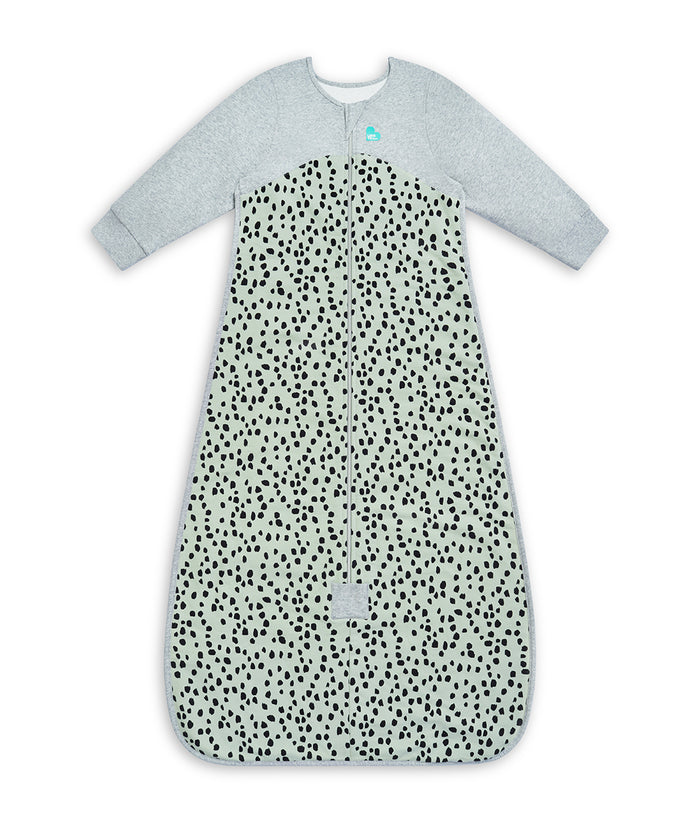 Sleep Bag Long Sleeve 1.0 TOG Organic Cotton Olive Animal