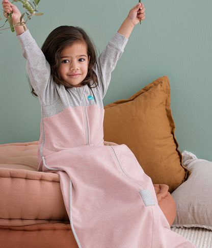 Sleep Bag Long Sleeve 1.0 TOG Organic Cotton Rose