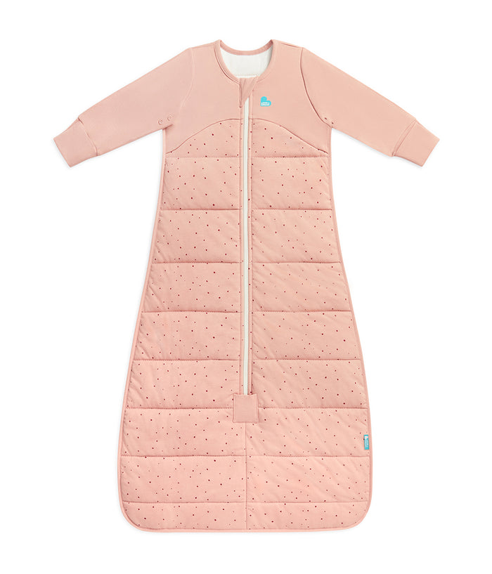 Sleep Bag Long Sleeve 2.5 TOG Quilted Cotton Rose Pebbles