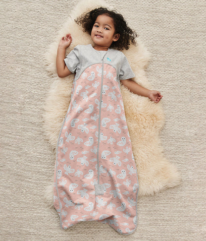 Sleep Bag Short Sleeve 1.0 TOG Organic Cotton Rose Doves