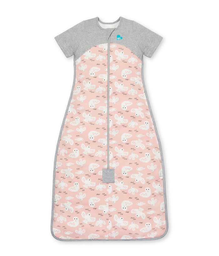 Sleep Bag Short Sleeve 1.0 TOG Organic Cotton Rose Doves