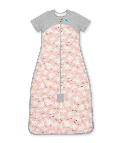 Sleep Bag Short Sleeve 1.0 TOG Organic Cotton Rose Doves