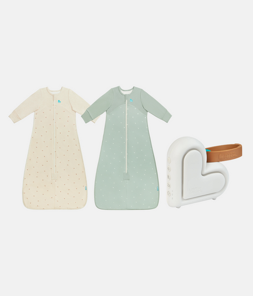 Sleep Bag Sleep Machine Bundle | 1.5 TOG | Olive Twigs | Oatmeal Twigs