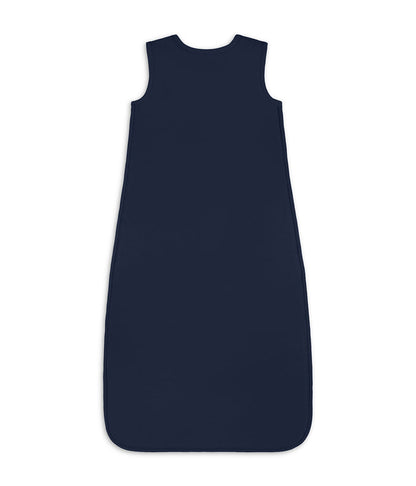 Sleep Bag Sleeveless 1.5 TOG Cotton Fleece Navy Twinkle Embroidery