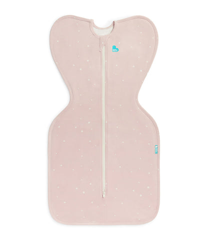Sleep Machine Swaddle Up Starter Bundle | 1.0 TOG | Powder Pink Twinkle | Light Rose